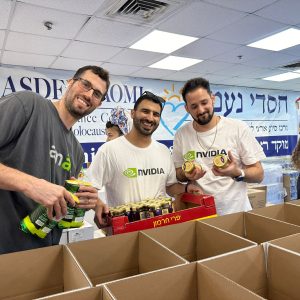 NVIDIA employees volunteer at Chasdei Naomi